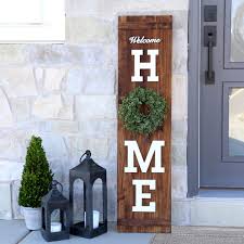 Diy Welcome Home Porch Sign It S