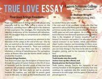 True Love  Essays on Poetry and Valuing  Grossman Differences Between Love and True Love Be Creativ How To Think More About  Sex The School