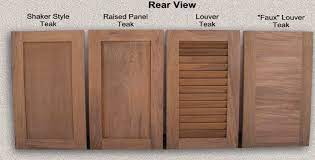 teak cabinet doors