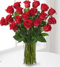 Image result for red roses in a vase