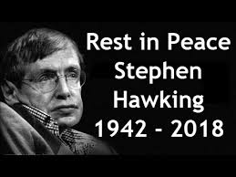 Image result for rip stephen hawking
