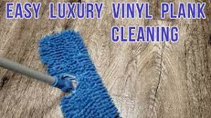 to clean luxury vinyl plank flooring