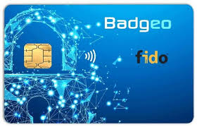 badgeo nfc fido2 contactless smart card