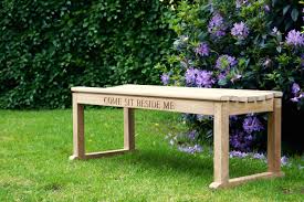So what are you thinking? Engraved Wooden Backless Bench Makemesomethingspecial Com