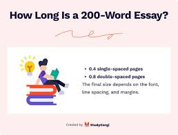 how to write a 200 word essay length