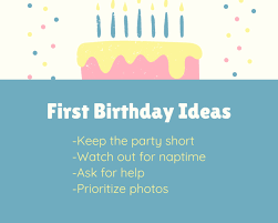 ideas to celebrate baby s first birthday
