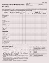 Free Immunization Schedule And Record Templates For Kids
