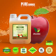 raw organic apple cider vinegar with