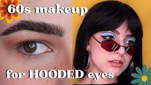 how to do 60s makeup for hooded eyes