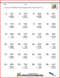 Maybe you would like to learn more about one of these? Three Digit Subtraction With Regrouping Worksheets