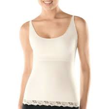 Details About Nwt Spanx Hide Sleek Lace Bottom Scoop Neck Cami Camisole Wht Size 1x Save 33