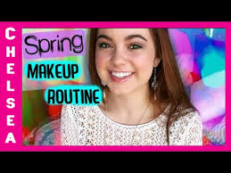 spring makeup routine chelsea