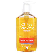 neutrogena oil free acne wash in