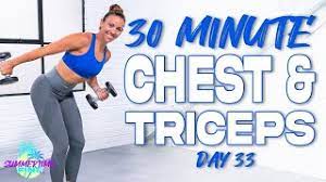 30 minute chest and triceps workout
