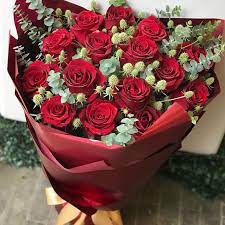 all for love clic red roses bouquet