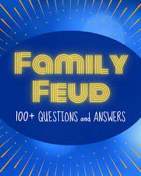 If you did, please help out the channel by leaving all that god stuff. Family Feud Questions For Adults Hobbylark