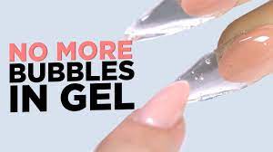 how to avoid bubbles in gel application