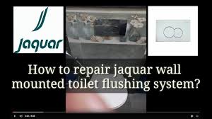 how to repair jaquar wall mounted