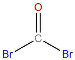 c atom two bromine br atoms