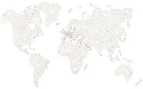 Weltkarte schwarz weiß umrisse dekorieren bei das haus. Geschaftsentwicklung 2017