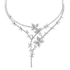 diamond choker necklace on cheong