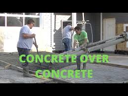 Pouring Concrete Over Existing Concrete