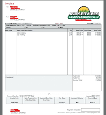 Best Invoice Template Free Lawn Care Invoice Template Lawn Care Free