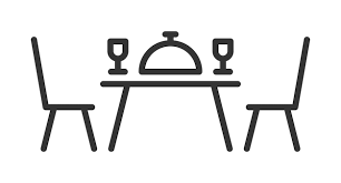 Dining Table Icon Vector Ilration
