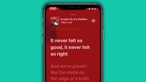 Alternatively, if you have the now playing card open all you need to do is swipe upwards on it and you'll see the lyrics if they are. Ios 13 Brings Real Time Lyrics Feature To Apple Music For Some Karaoke Style Fun Technology News
