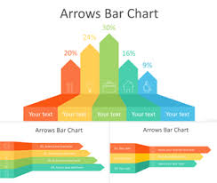 Arrows Bar Chart Powerpoint Template Templateswise Com