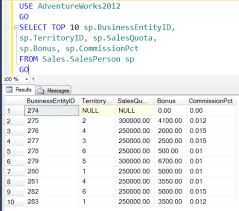 sql server exporting query results to