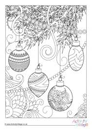 Keep your kids busy doing something fun and creative by printing out free coloring pages. Christmas Decorations Colouring Pages