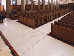 terrazzo floor uplifts church design ncta