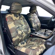 Camo Canvas Car Seat Covers