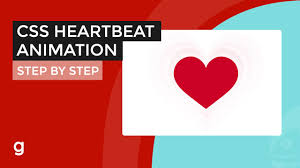 beating heart shape animation using css