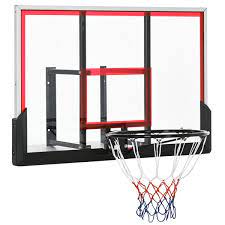 Soozier 43 In Indoor Outdoor Wall Mounted Basketball Hoop A61 030