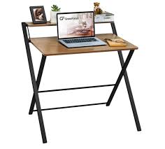 These fold away desks are also easy to set up. Best Amazon Foldable Home Office Desk Greenforest Folding Desk Review Apartment Therapy