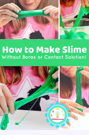 make slime without contact solution