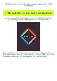 read pdf kindle html and css design