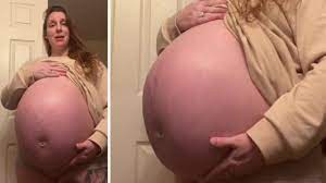 TikTok mum goes viral for massive belly at 37 weeks pregnant | Kidspot