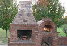 riley wood fired brick pizza oven by