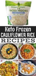 frozen cauliflower rice recipes keto