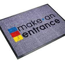 carpet logo mat custom printed in the