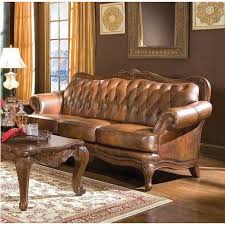 brown leather sofa set