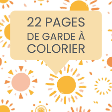 Fiche Page De Garde Cahier Arts Visuels - 22 pages de garde à colorier – Stylo Plume Blog