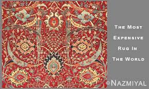 most expensive rug sold expensive
