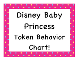 Disney Baby Princess Token Behavior Chart