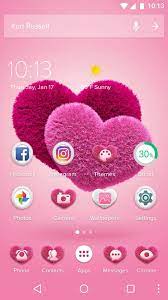 Pink Hearts 2018 - Love Wallpaper Theme ...