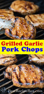 grilled pork chop recipe with juicy