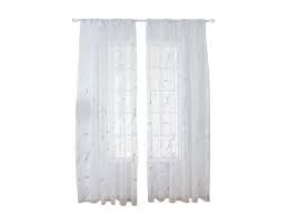 Sheer Curtains Marble Print Window
